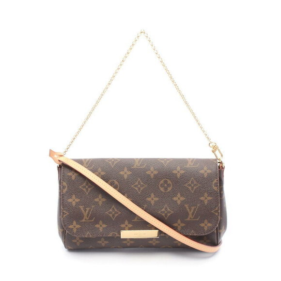 Louis Vuitton Favorite Handbag Leather Monogram Brown - Picture 1 of 7